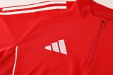 2025 AD Red Half Pull Tracksuit 