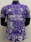 25-26 RMA Purple Special Edition Player Version Training Shirts (翻领龙)