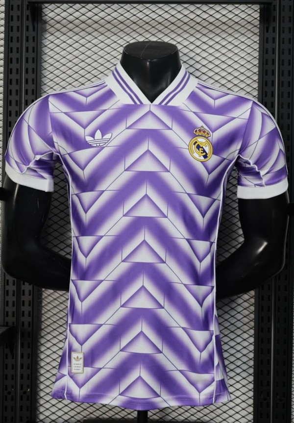 25-26 RMA Purple Special Edition Player Version Soccer Jersey