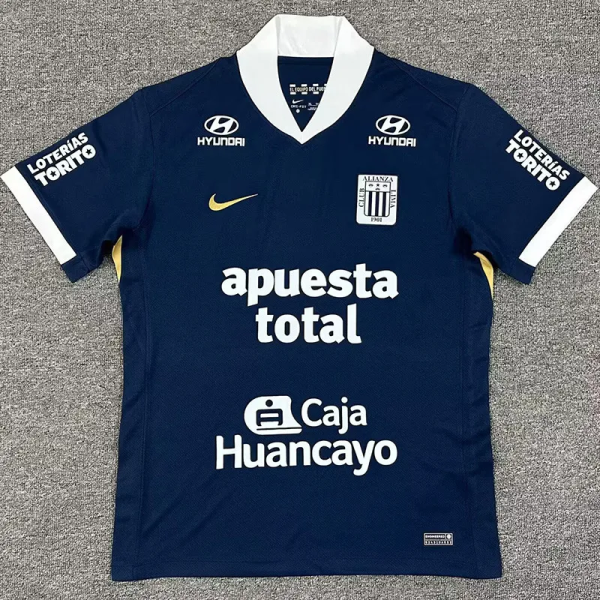 25-26 Alianza Lima Away Fans Soccer Jersey 1:1 Thai Quality