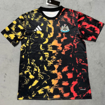 25-26 Newcastle Black Red Training shirts
