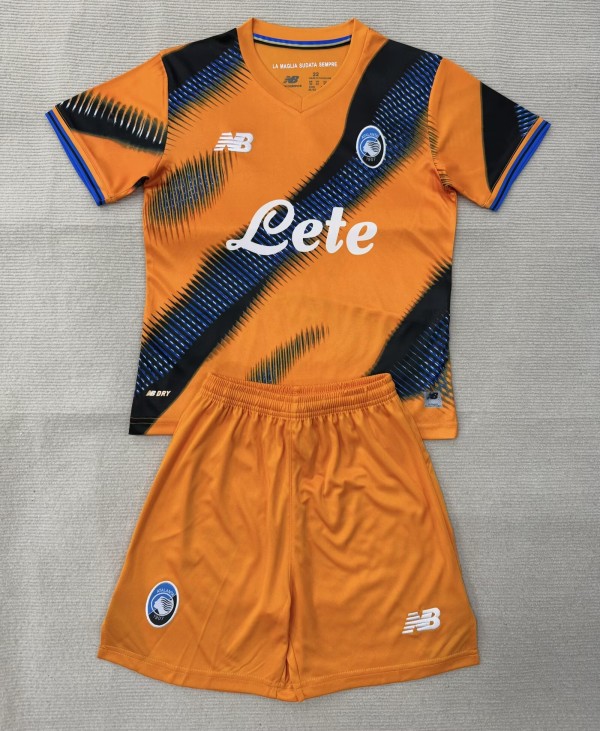 25-26 Atalanta Third Kids Soccer Jersey