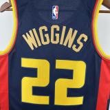 24-25 WARRIORS WIGGINS #22 Royal blue City Edition Top Quality Hot Pressing NBA Jersey