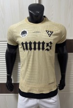 25-26 PSG Earthy Yellow Co-Signed Version Player Version Soccer Jersey 1:1 Thai Quality