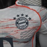 25-26 Bayern Away Long Sleeve Player Version Soccer Jersey (长袖球员)