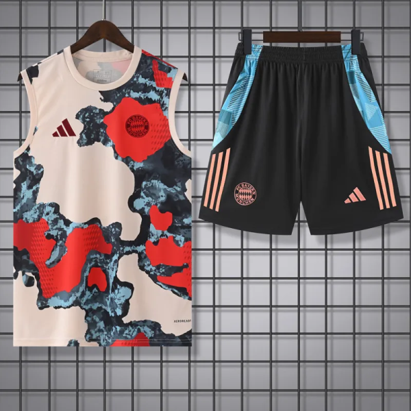 25-26 Bayern High quality Tank Top And Shorts Suit