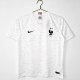 2018 France Away White Retro Soccer Jersey
