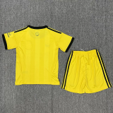 25-26 Newcastle Yellow Goalkeeper Kids Soccer Jersey