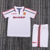 1998-1999 Man Utd Retro Kids Soccer Jersey