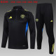 25-26 Man Utd High Quality Kids Half Pull Tracksuit