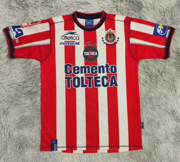 2002-2003 Chivas Home Retro Soccer Jersey