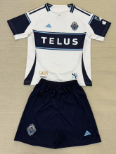 25-26 Vancouver Whitecaps Home Adult Suit (带章) 1:1 Thai Quality