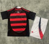 25-26 Flamengo Home Kids Soccer Jersey