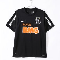 2012-2013 Santos FC Black Retro Soccer Jersey