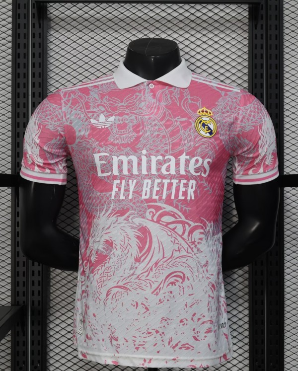 25-26 RMA Pink Special Edition Player Version Soccer Jersey