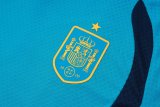 2026 Spain Blue High Quality Player Version Training Short Suit (球员套装)