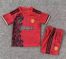 25-26 Man Utd Red Special Edition Kids Soccer Jersey