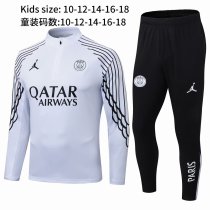 25-26 PSG High Quality Kids Half Pull Tracksuit