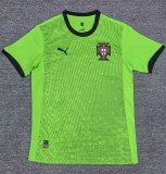 25-26 Portugal Green GoalKeeper Fans Soccer Jersey