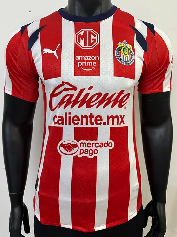 25-26 Chivas Home Player Version Soccer Jersey