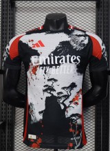 25-26 RMA Black White Special Edition Player Version Soccer Jersey