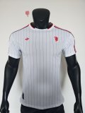 25-26 Man Utd White Casual Edition Player Version Training shirts