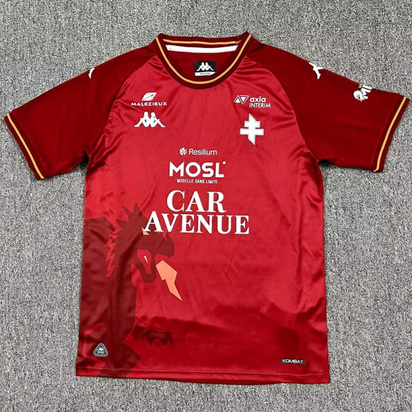 25-26 Metz Home Fans Soccer Jersey 1:1 Thai Quality