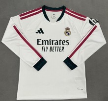 2026 RMA Home Long Sleeve Fans Soccer Jersey (长袖)