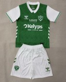 25-26 Saint Etienne Home Kids Soccer Jersey