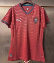 2026 Portugal Home Women Fans Soccer Jersey（女）