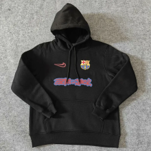25-26 BAR Black Hoody (加绒)彩标