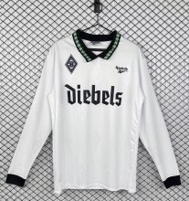 1995-1996 Monchengladbach Home Long Sleeve Retro Soccer Jersey