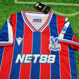 25-26 Crystal Palace Home Kids Soccer Jersey 1:1 Thai Quality