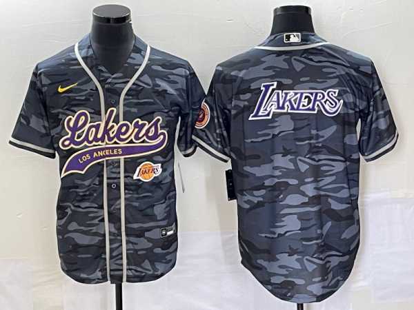 2025 MLB Los Angeles Lakers New Pattern Jersey