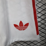 25-26 Ajax White Player Version Shorts Pants (球员短裤)周年标