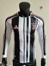 25-26 JUV Home Long sleeves Player Version Soccer Jersey