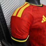 2026 World Cup Belgium Home Player Version Soccer Jersey