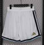 2026 Argentina White Player Version Shorts Pants (球员短裤)