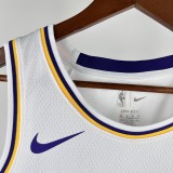 24-25 Lakers O'Neal #34 White Top Quality Hot Pressing NBA Jersey(圆领)
