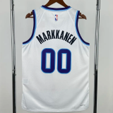 25-26 JAZZ MARKKANEN #00 White Top Quality Hot Pressing NBA Jersey