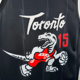 25-26 Raptors CARTER #15 Black City Edition Top Quality Hot Pressing NBA Jersey