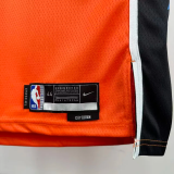 25-26 Clippers GEORGE #13 Orange City Edition Top Quality Hot Pressing NBA Jersey