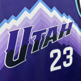 25-26 JAZZ MARKKANEN #23 Purple Top Quality Hot Pressing NBA Jersey