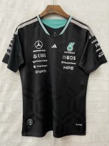 2026 F1 Benz New Pattern Short Sleeve Racing Suit