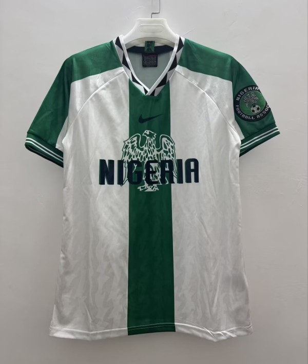 1996 Nigeria Away Retro Soccer Jersey
