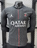 25-26 PSG Fourth Long Sleeve Player Version Soccer Jersey*长袖球员