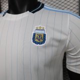 25-26 Argentina White Casual Version Player Version Soccer Jersey
