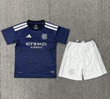 26-27 New York City FC Away Kids Soccer Jersey