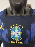 2026 Brazil Away Long Sleeve Player Version Soccer Jersey (长袖球员)