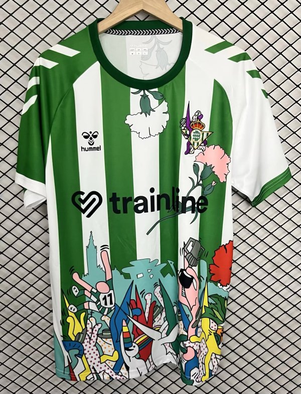 26-27 Real Betis Green Spring Party Edition Fans Soccer Jersey